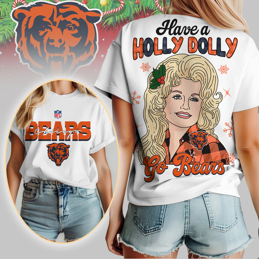 CHI Premium NFL Have A Holly Dolly Women Shirt DDT CTND