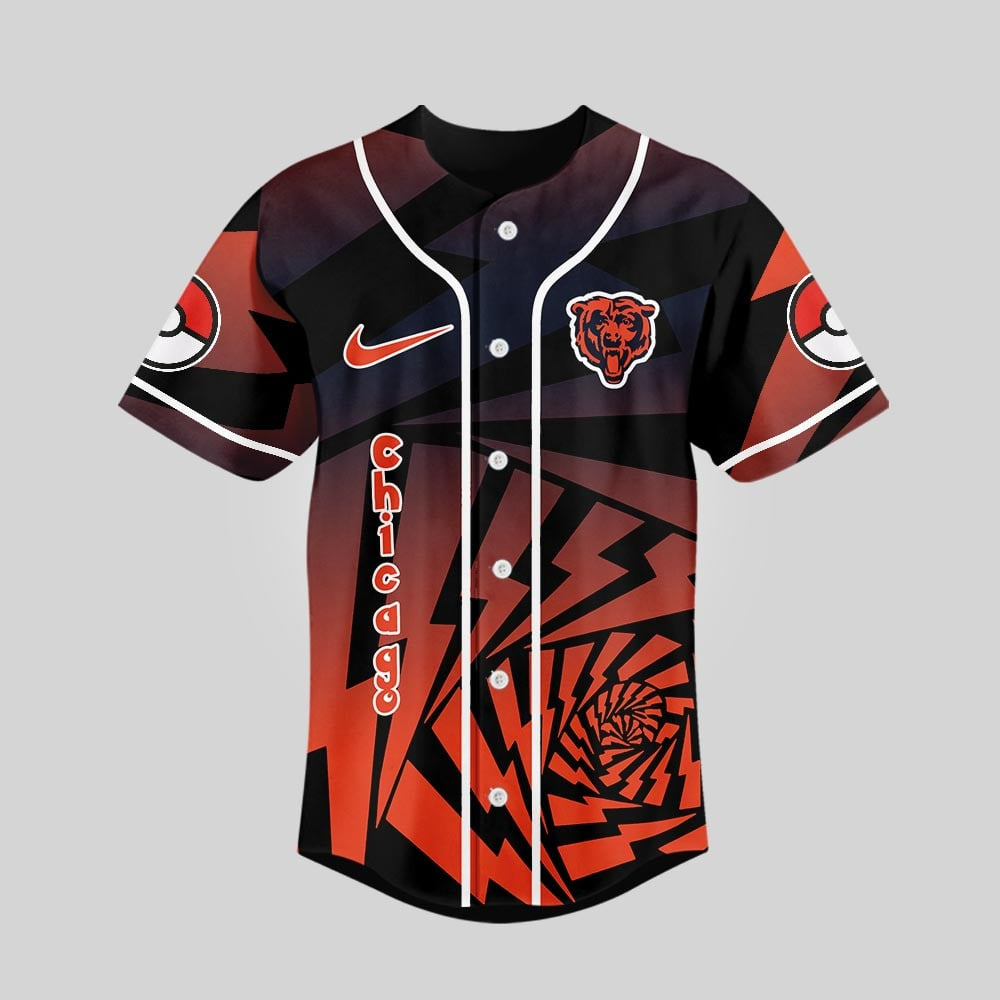 CHI Premium NFL Pikachu Jersey Shirt DDT 101125 HLPHUONG