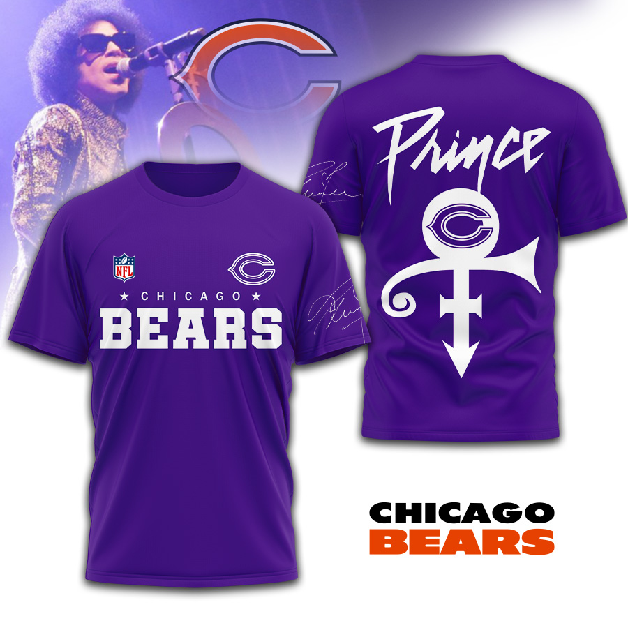 CHI Premium NFL Prince 3D Shirt DDT CTND