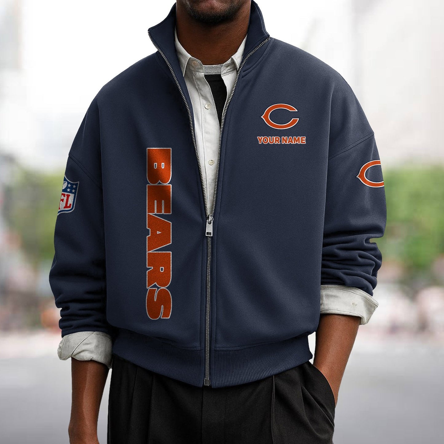 CHI x NFL Sweatshirt Full Zip DATND TANTD