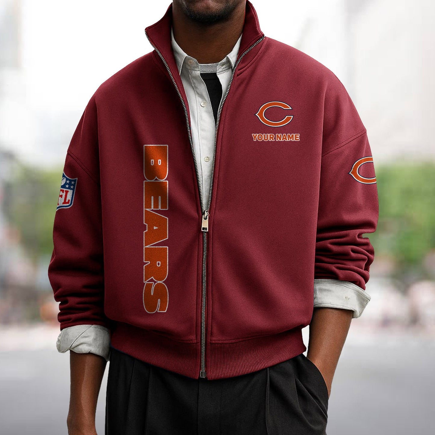 CHI x NFL Sweatshirt Full Zip DATND TANTD