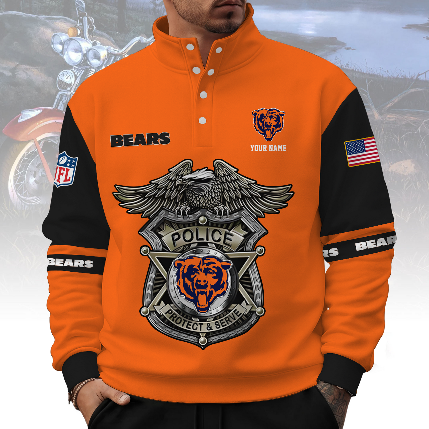 CHI x NFL Western Style Sweater With Buckles DatND ThuongNH