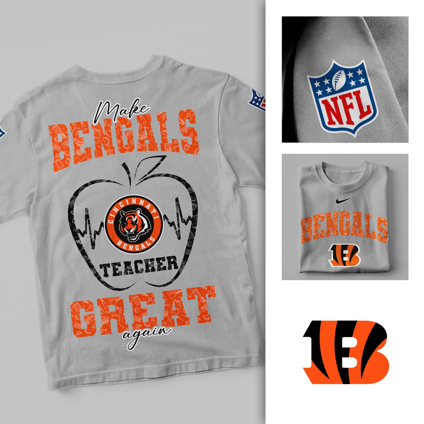 CIN Premium NFL Great Again 3D Shirt DDT 101125 NTL