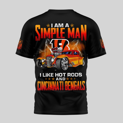 CIN Premium NFL Hot Rods 3D Shirt DDT HLPHUONG
