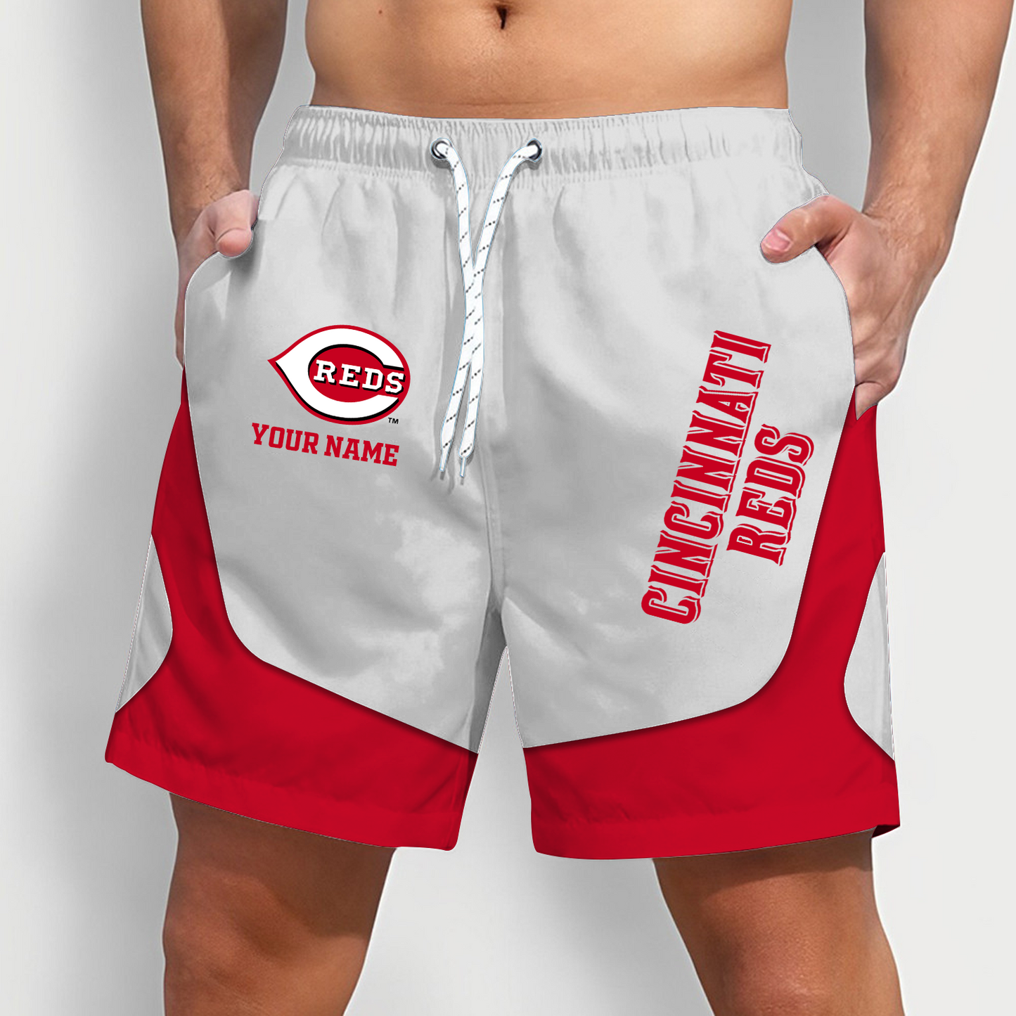 CIN x MLB Team Special Short Pants For Men Custom Name Gifts DATND TANTD