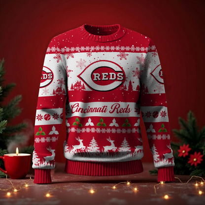 CIN x MLB Ugly Sweater 2025 DATND TANTD