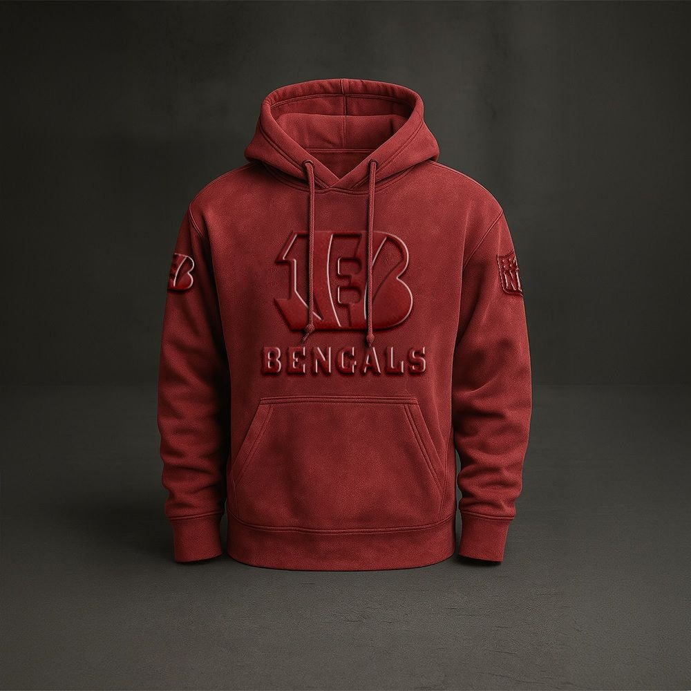 CIN x NFL Embossed Hoodie DatND DVT