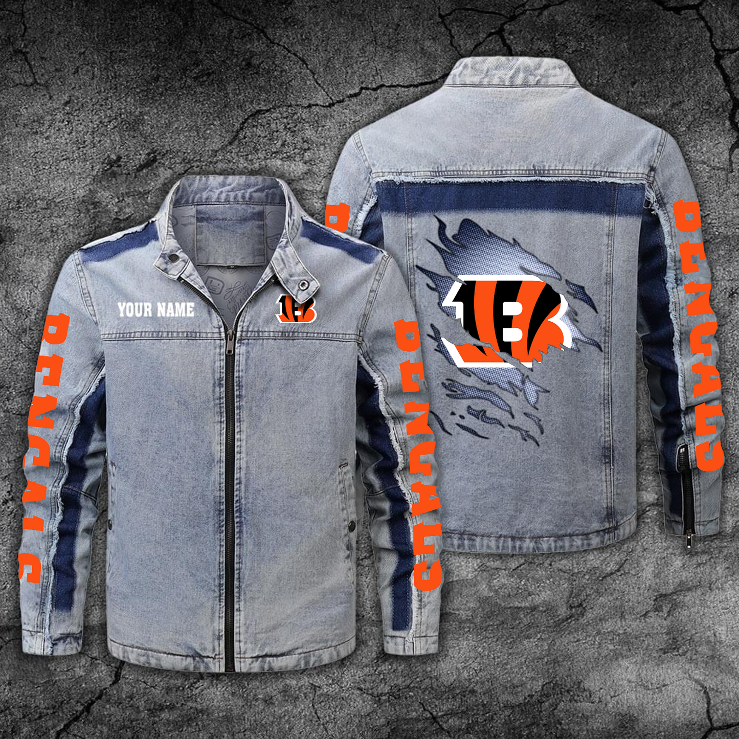 CIN x NFL Jean Jacket DATND TANTD