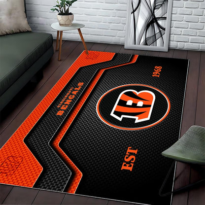 CIN x NFL Modern Sports Living Room Rug DatND DVT