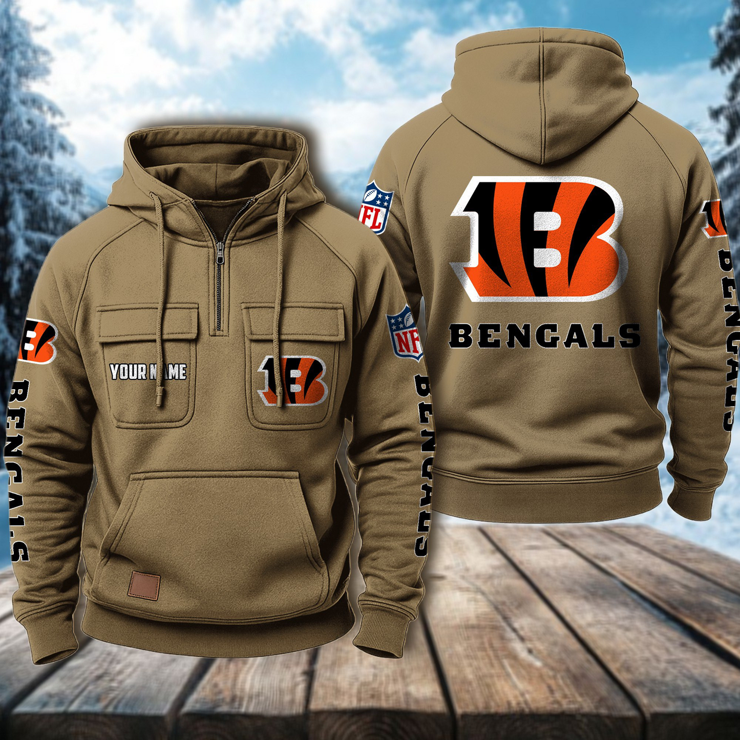CIN x NFL Premium Hoodie DATND TANTD