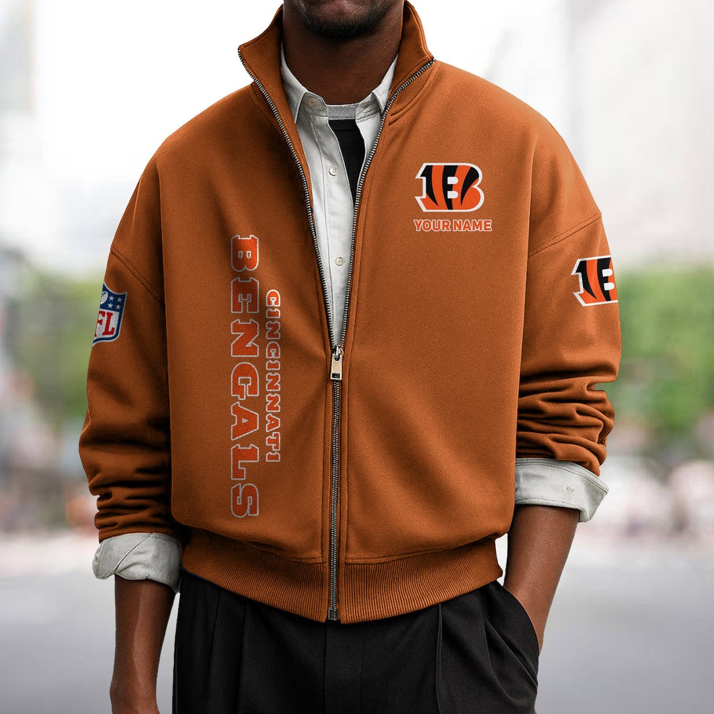 CIN x NFL Sweatshirt Full Zip DATND TANTD