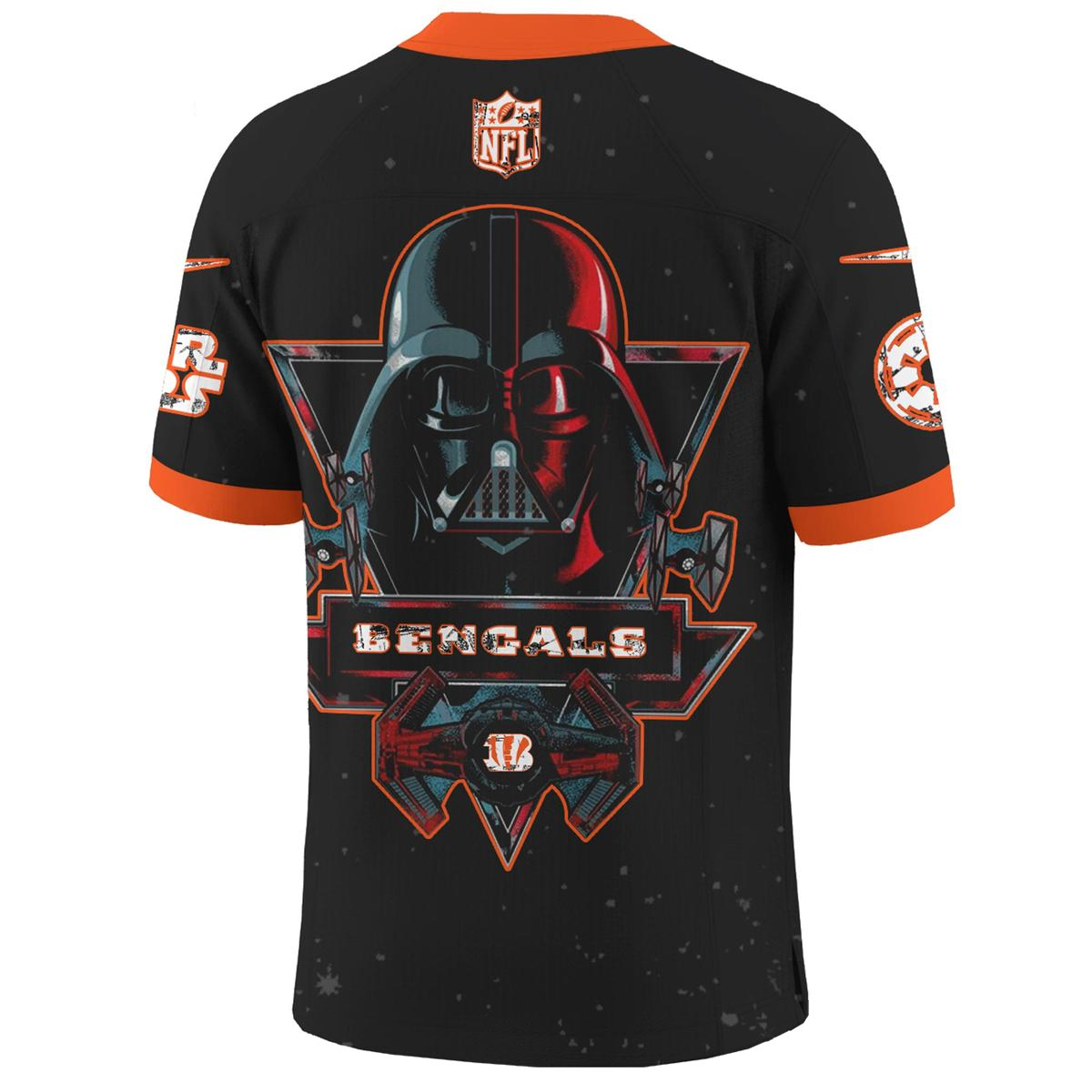 CIN x S.Wars Darth Vader 2025 Football Jersey DDT NTL