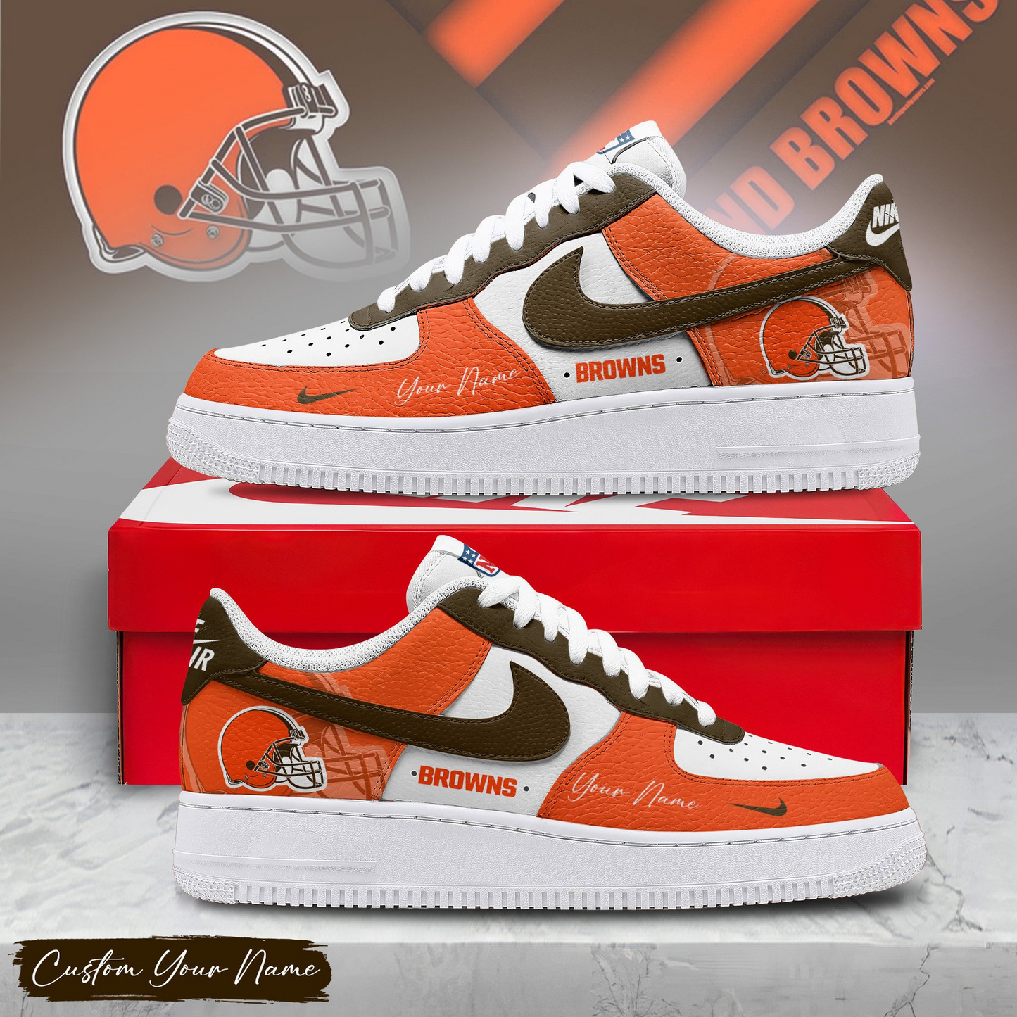 CLE Premium AF1 Sneakers Victory Pride DDT CTND