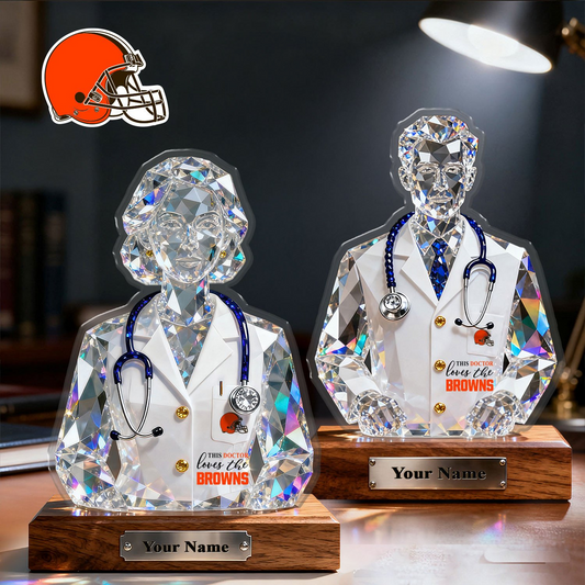 CLE Premium NFL Doctor Crystal Style Desktop Ornament DDT 101125 HLPHUONG