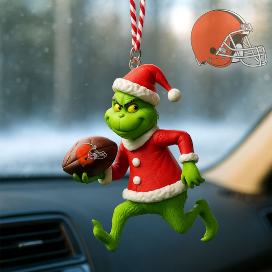 CLE  Premium NFL No.1 Team Christmas Car Hanging Ornament DDT HLPHUONG