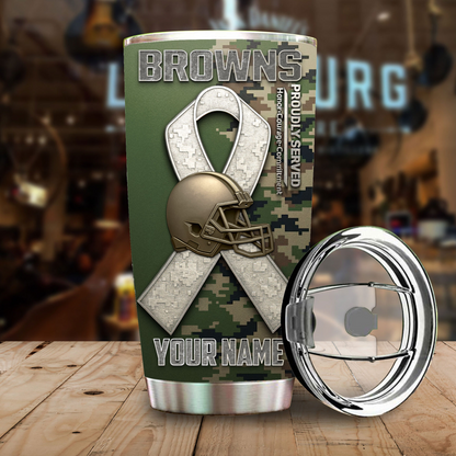 CLE Premium NFL Proudly Served Tumbler DDT NTL