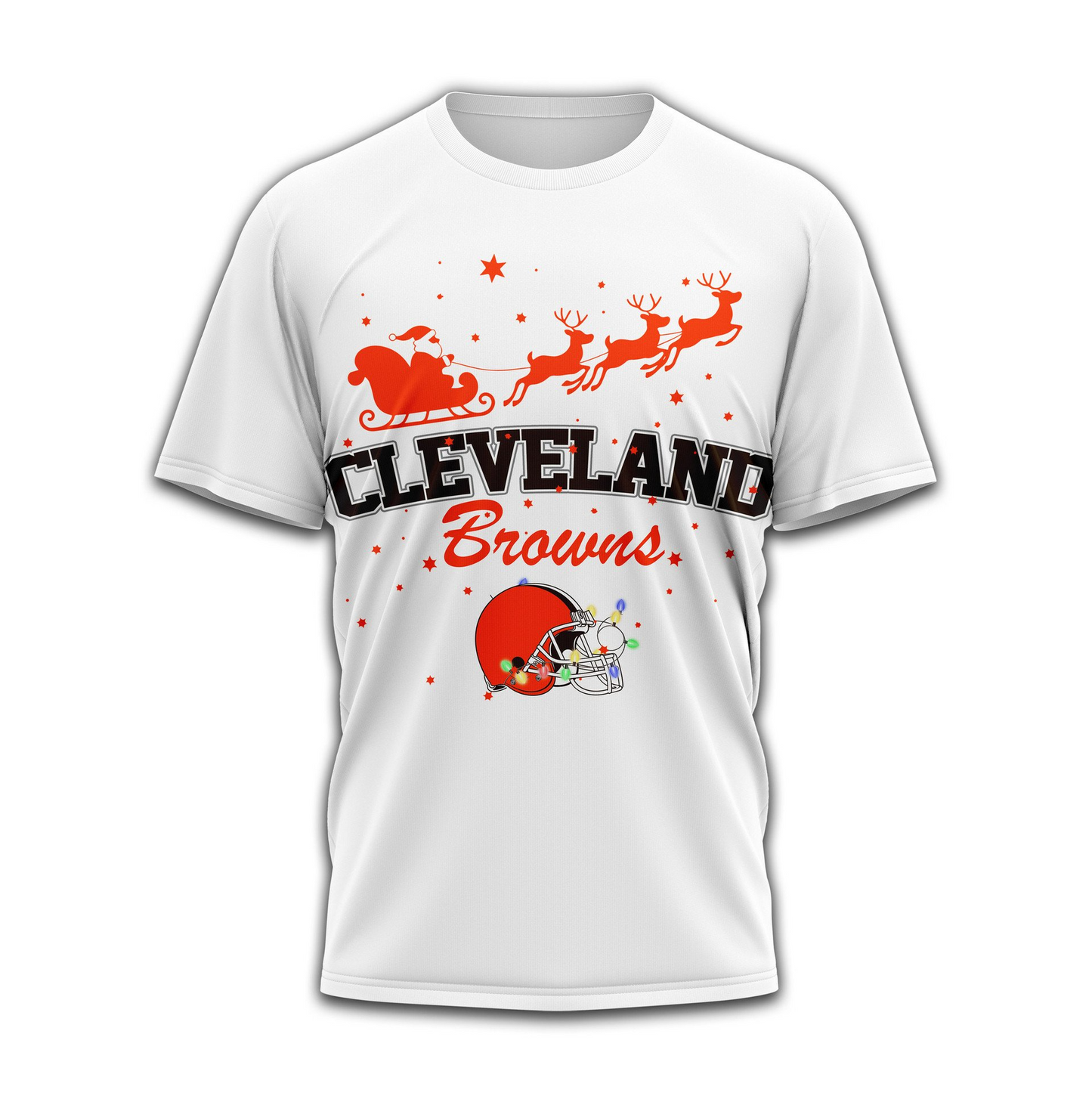 CLE Premium NFL Sweet Christmas 3D Shirt DDT 151125 NTL