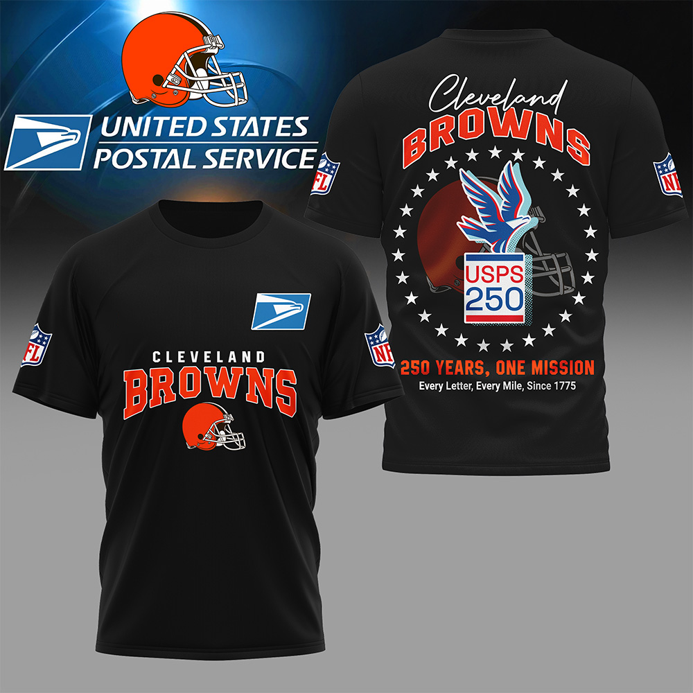 CLE Premium NFL United States Postal Service 250th Anniversary 3D Shirt DDT CTND