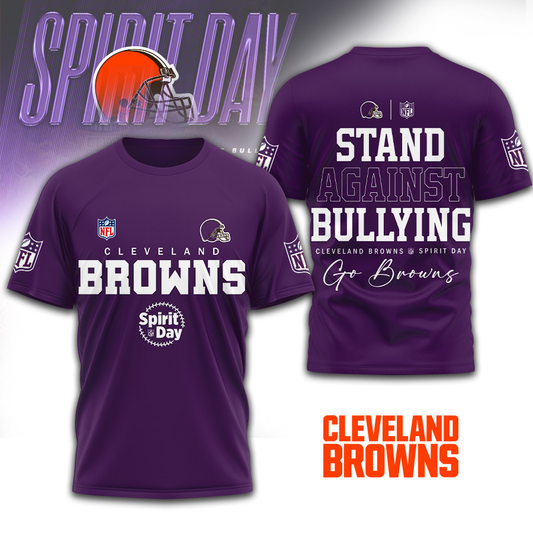 CLE Premium NFL x Spirit Day 3D Shirt DDT CTND