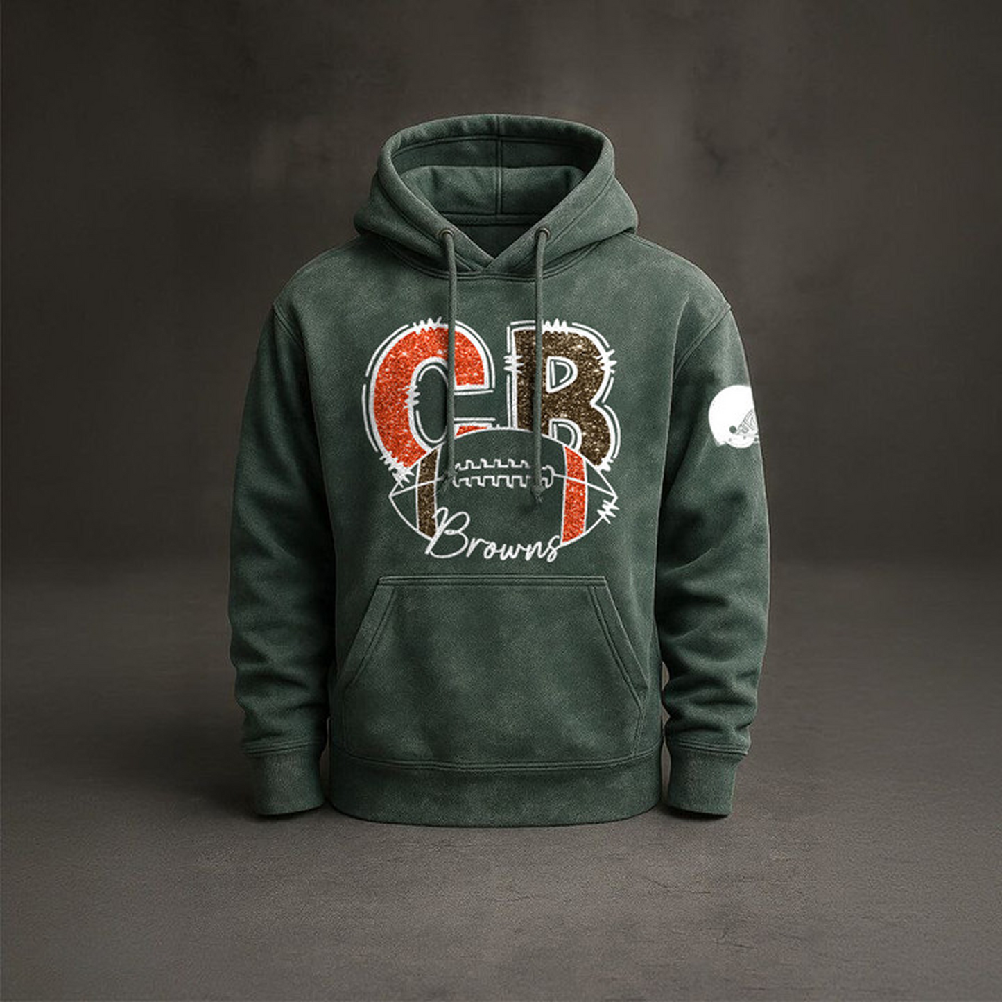 CLE x NFL Embossed Hoodie DatND THUONGNH