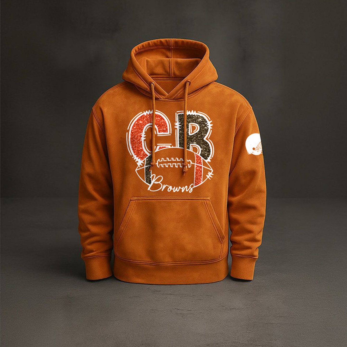 CLE x NFL Embossed Hoodie DatND THUONGNH