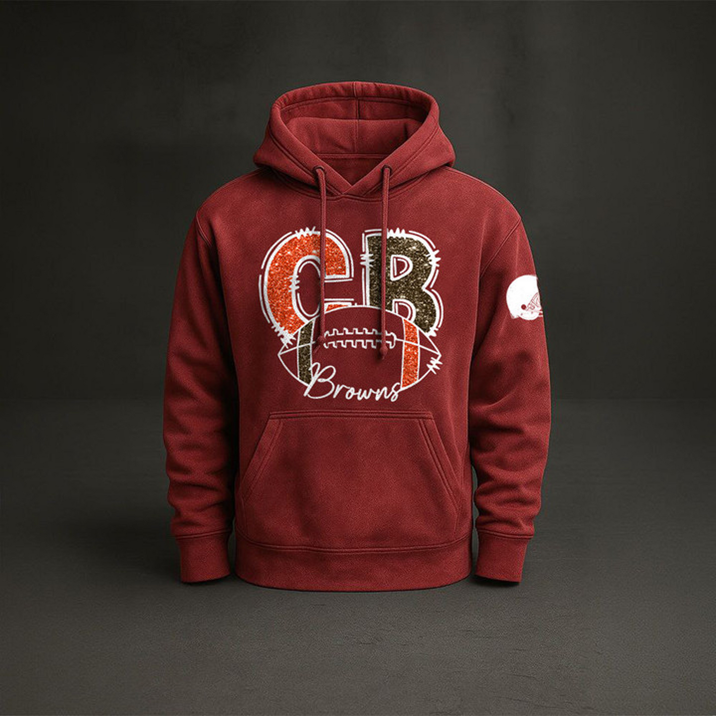 CLE x NFL Embossed Hoodie DatND THUONGNH