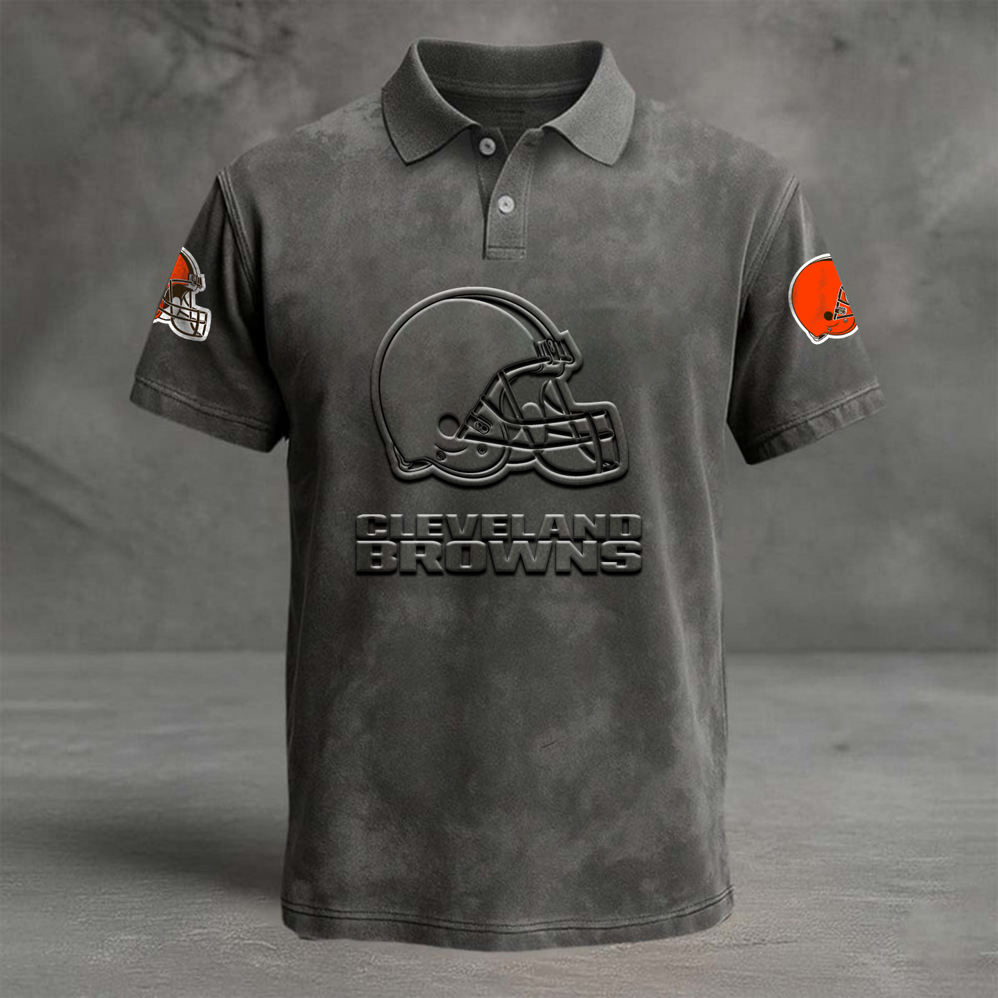 CLE x NFL Embossed Polo Shirt DATND TANTD