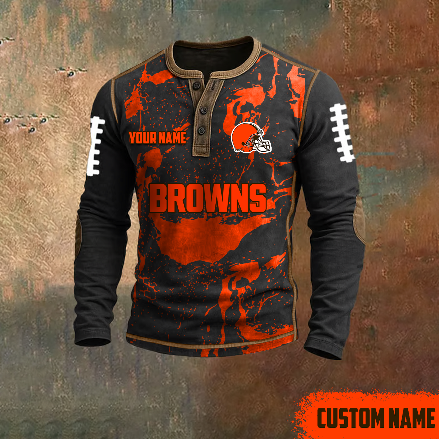 CLE x NFL LONG SLEEVE SHIRT DATND TANTD
