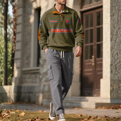 CLE x NFL Men's Corduroy Sweatshirt 1011 DatND DVT