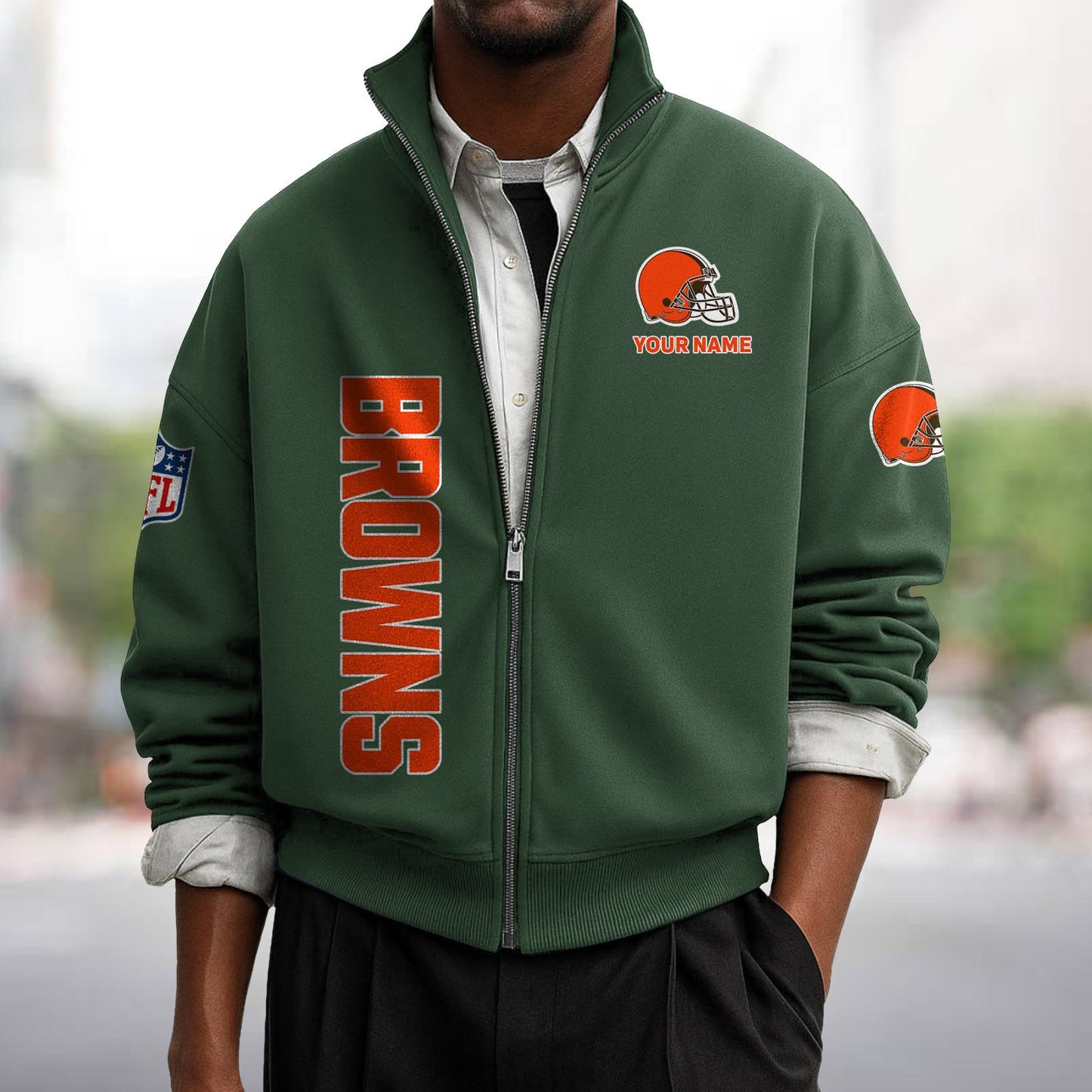 CLE x NFL Sweatshirt Full Zip DATND TANTD