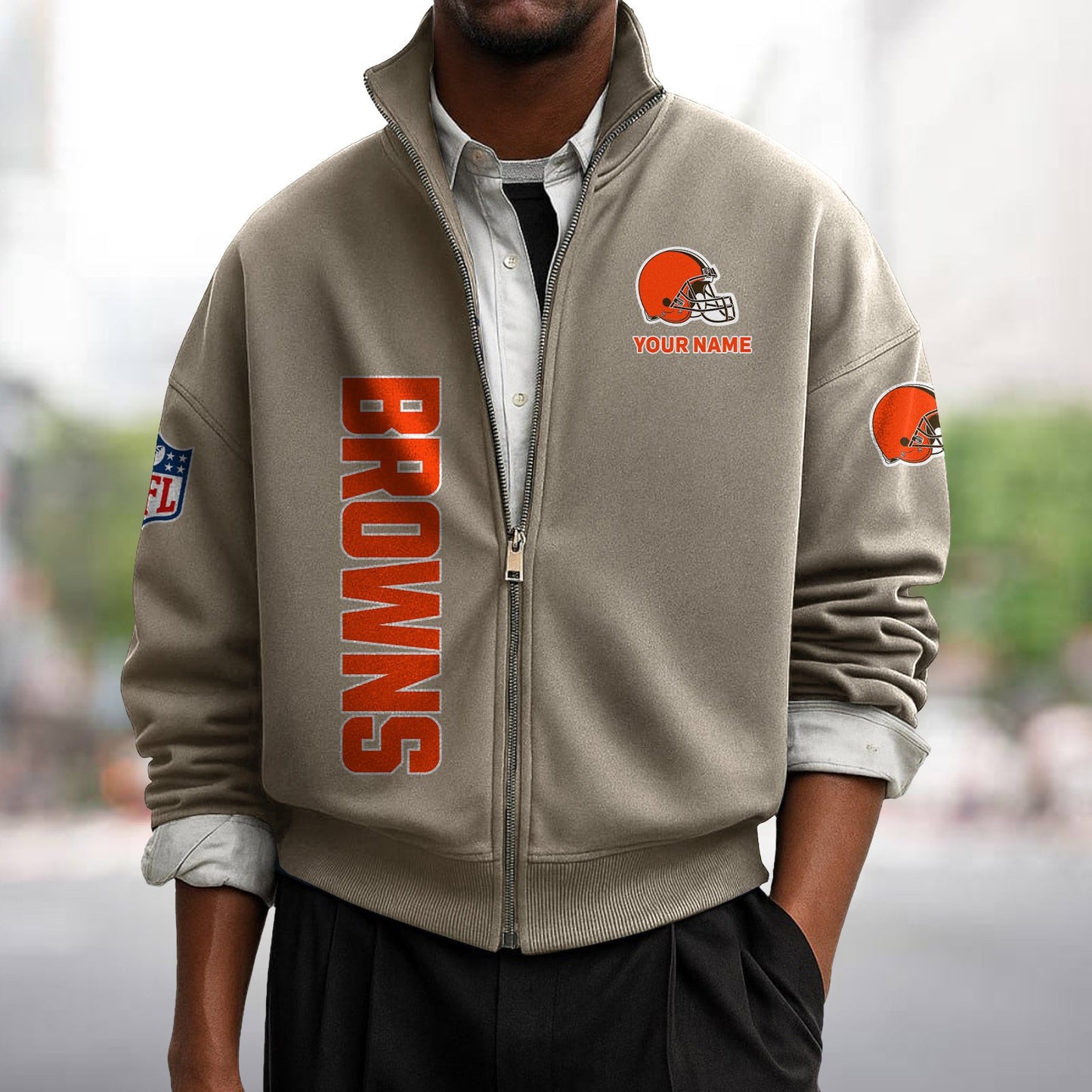 CLE x NFL Sweatshirt Full Zip DATND TANTD