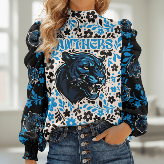 CP NFL Women Puff Sleeve Blouse DDT NTL