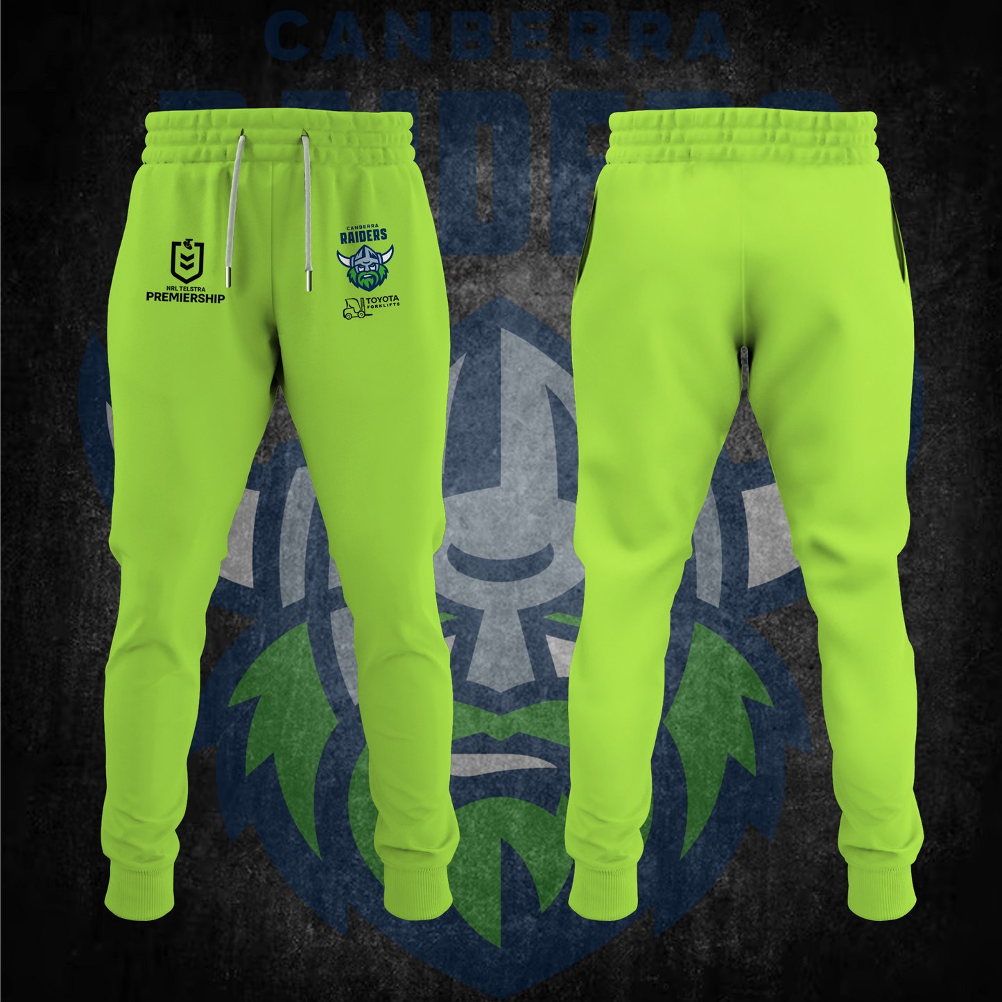 Canberra Raiders 1 NRL 2025 New Hoodie TM NTA V1 TDT