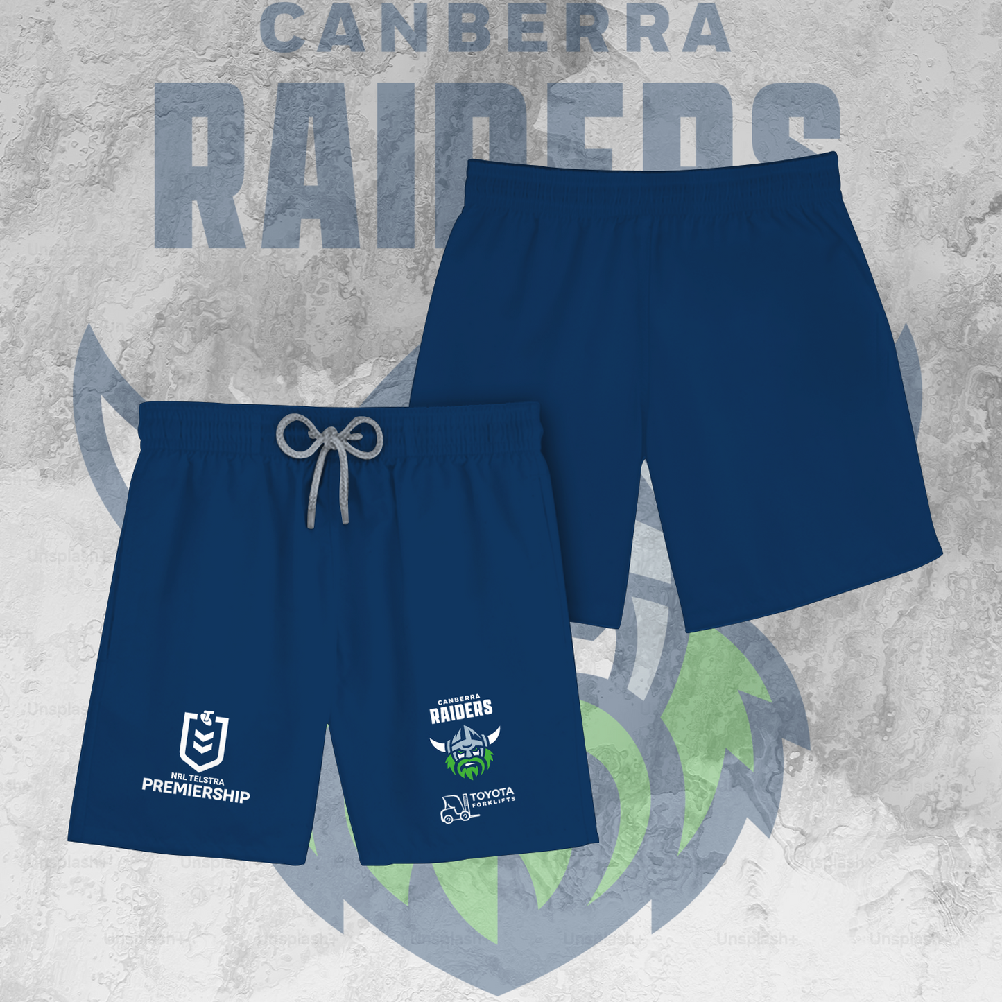Canberra Raiders NRL 2025 Polo Shirt TM NTA V3
