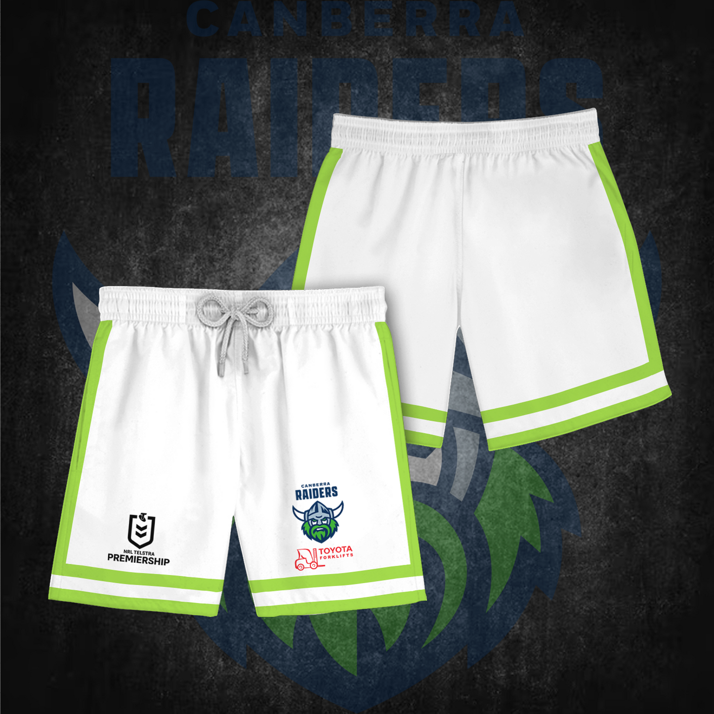 Canberra Raiders NRL 2025 Polo Shirt TM NTA V1