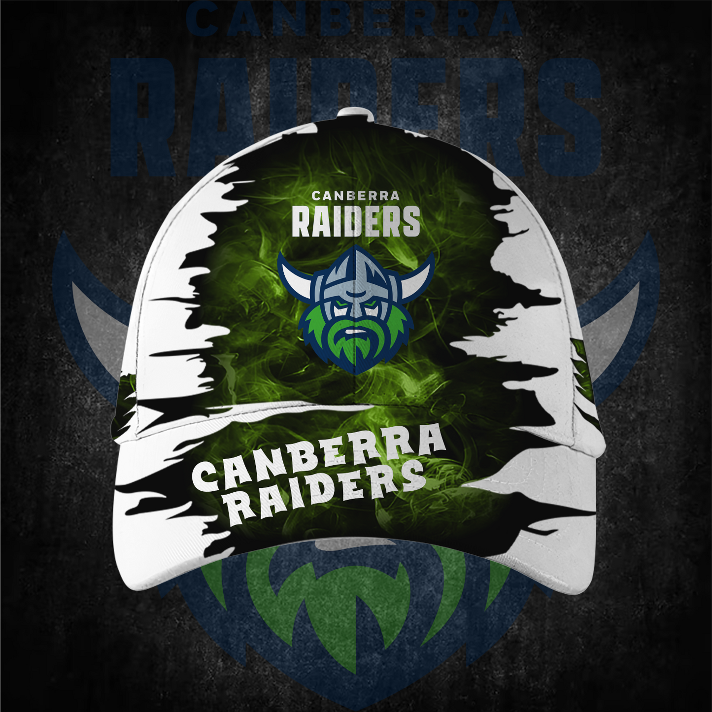 Canberra Raiders NRL 2025 Polo Shirt TM NTA V1