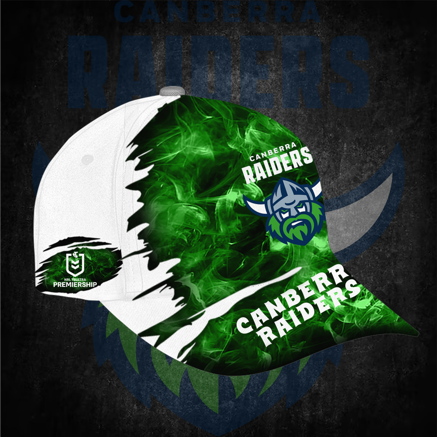 Canberra Raiders NRL 2025 Polo Shirt TM NTA V3