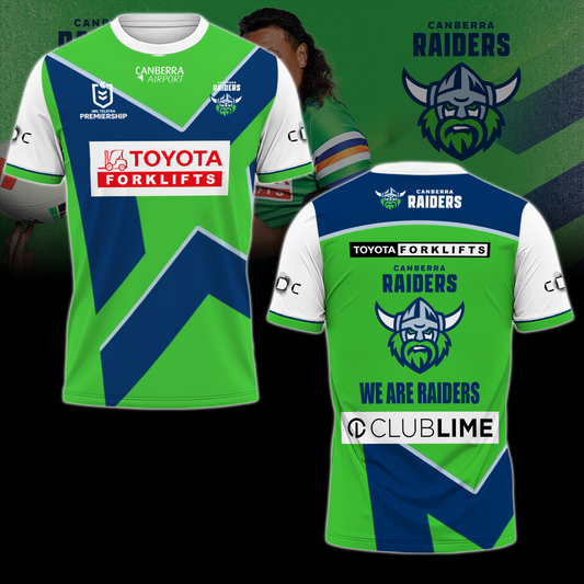 Canberra Raiders NRL Limited Edition T-Shirt TM - You will save more when you buy the clothes and hat combo V6