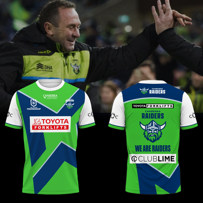 Canberra Raiders NRL Limited Edition T-Shirt TM - You will save more when you buy the clothes and hat combo V10