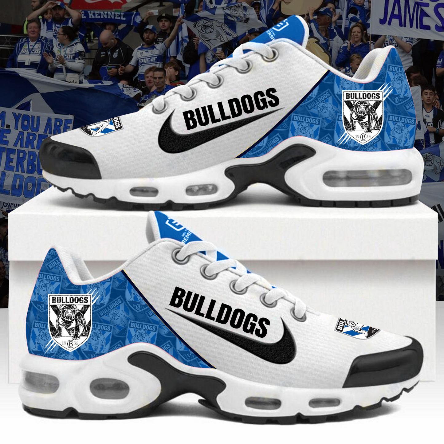 Canterbury-Bankstown Bulldogs NRL 2025 Limited Edition Air Max Shoes Plus TM NTA V02
