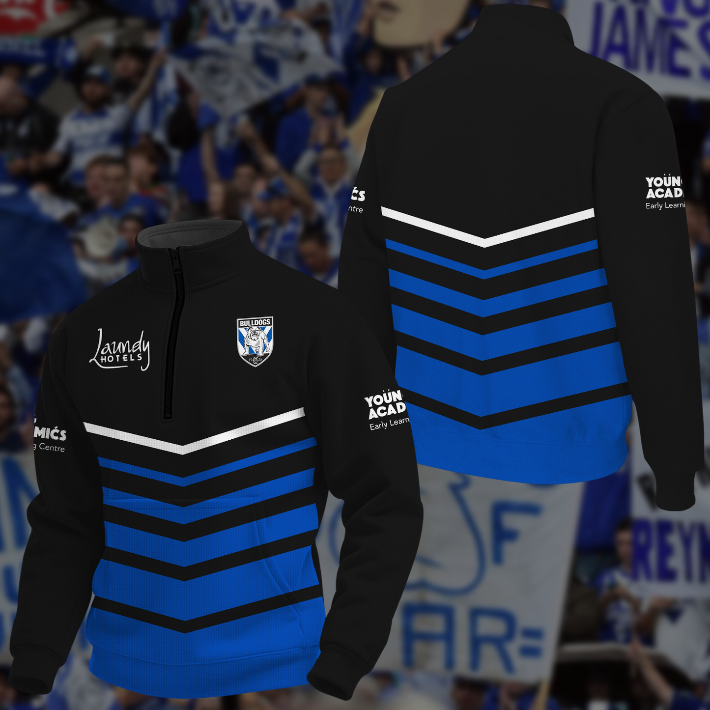 Canterbury-Bankstown Bulldogs NRL 2025 New Hoodie TM NTA V12