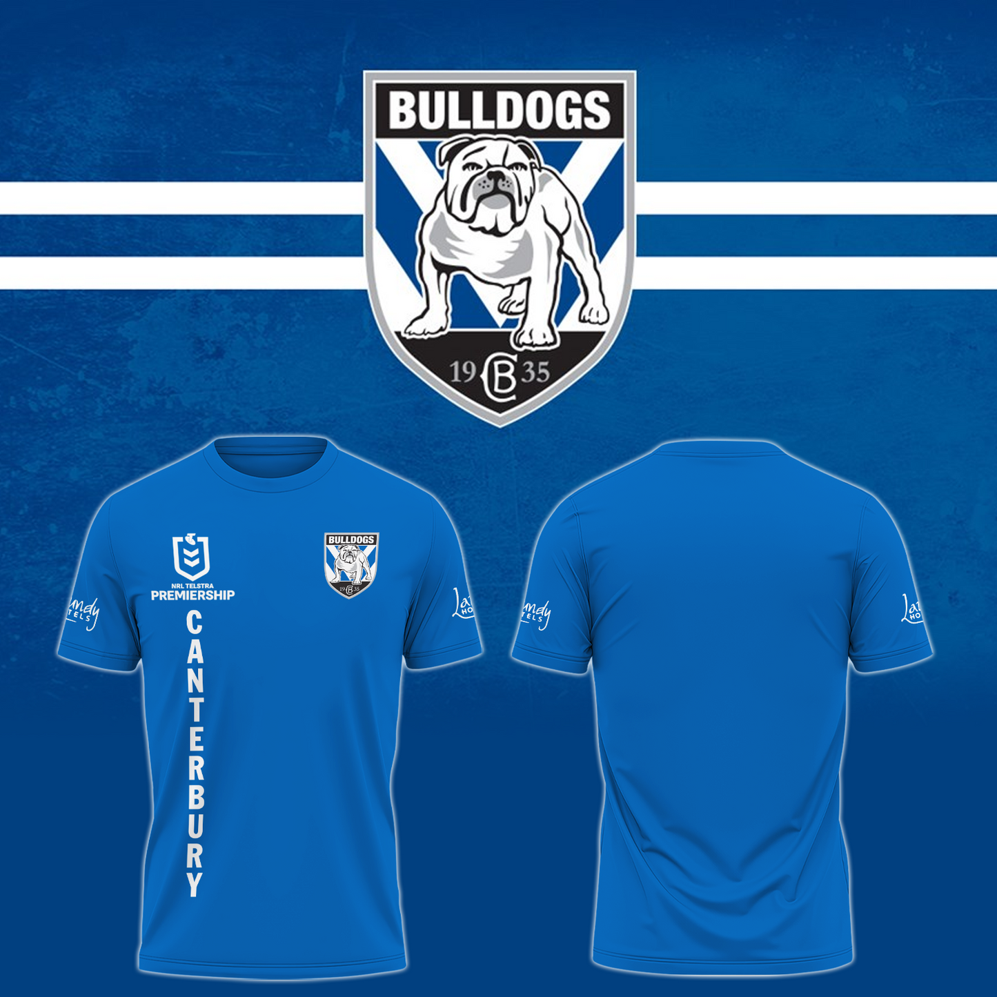 Canterbury-Bankstown Bulldogs NRL TM - You will save more when you buy the clothes and hat combo V2