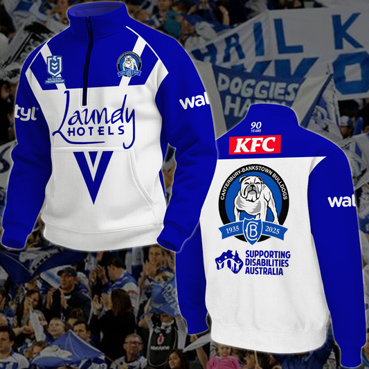 Canterbury-Bankstown Bulldogs NRL 2025 New Hoodie TM NTA V14