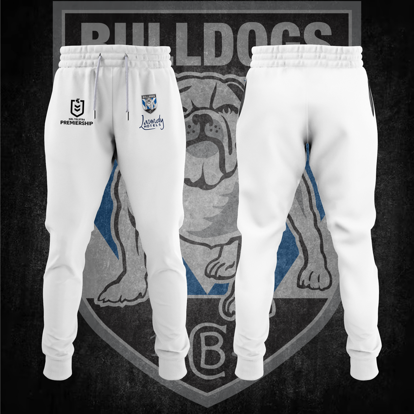 Canterbury-Bankstown Bulldogs NRL 2025 Zipper Hoodie TM NTA V3