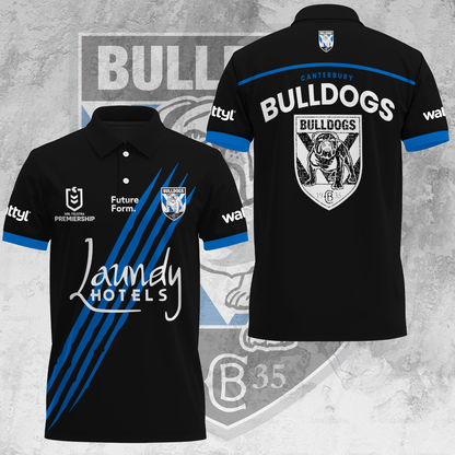 Canterbury Bulldogs NRL Special Edition Polo Shirt TM V01 NTA