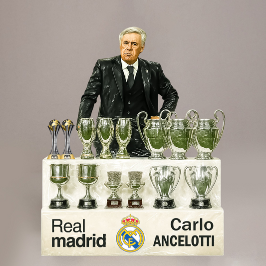 Carlo Ancelotti Premium Acrylic Plaque DDTTTV