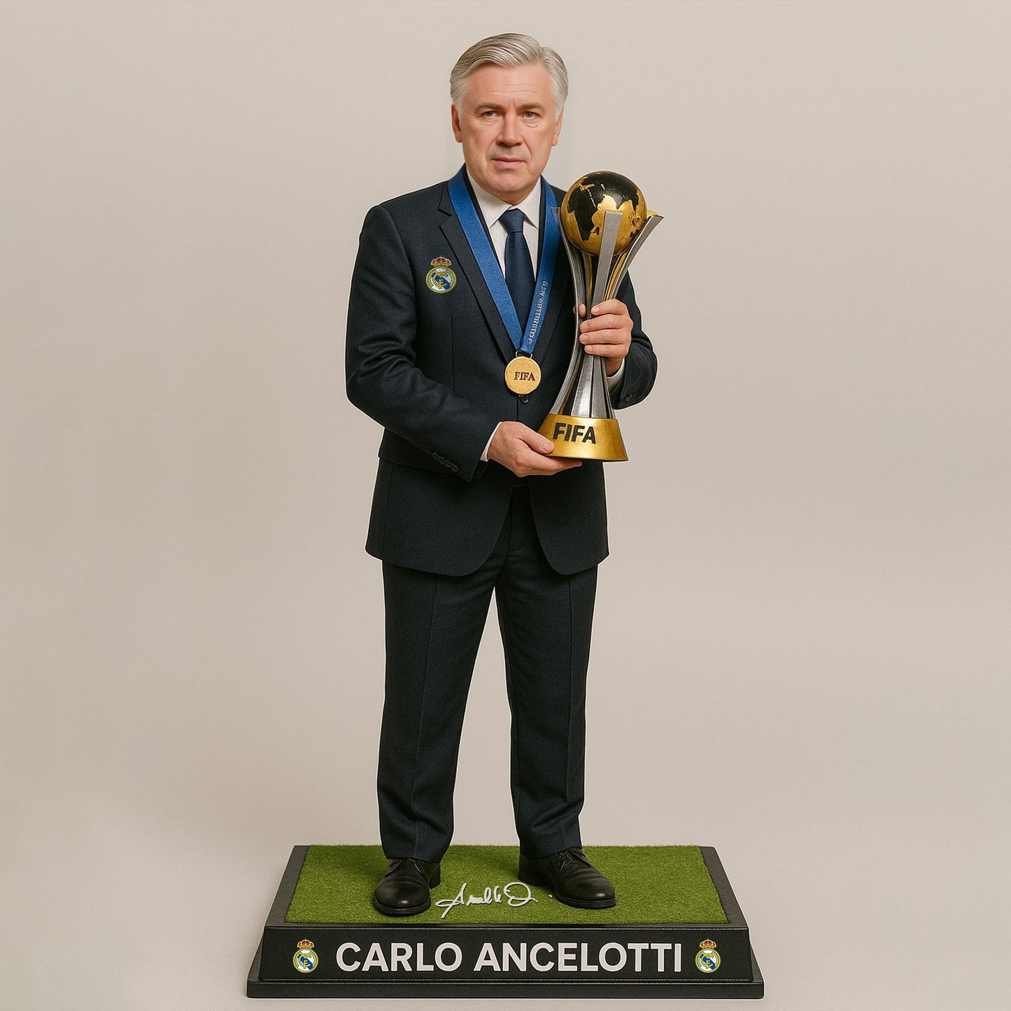 Carlo Ancelotti V2 Premium Acrylic Plaque DDTTTV
