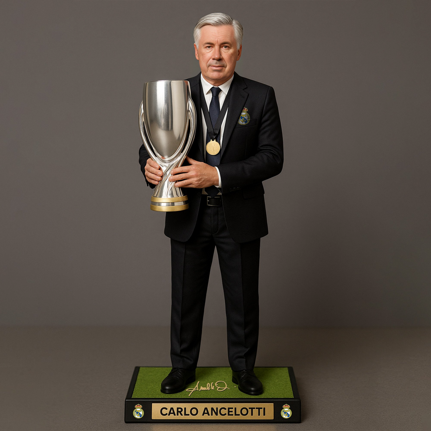 Carlo Ancelotti V3 Premium Acrylic Plaque DDTTTV