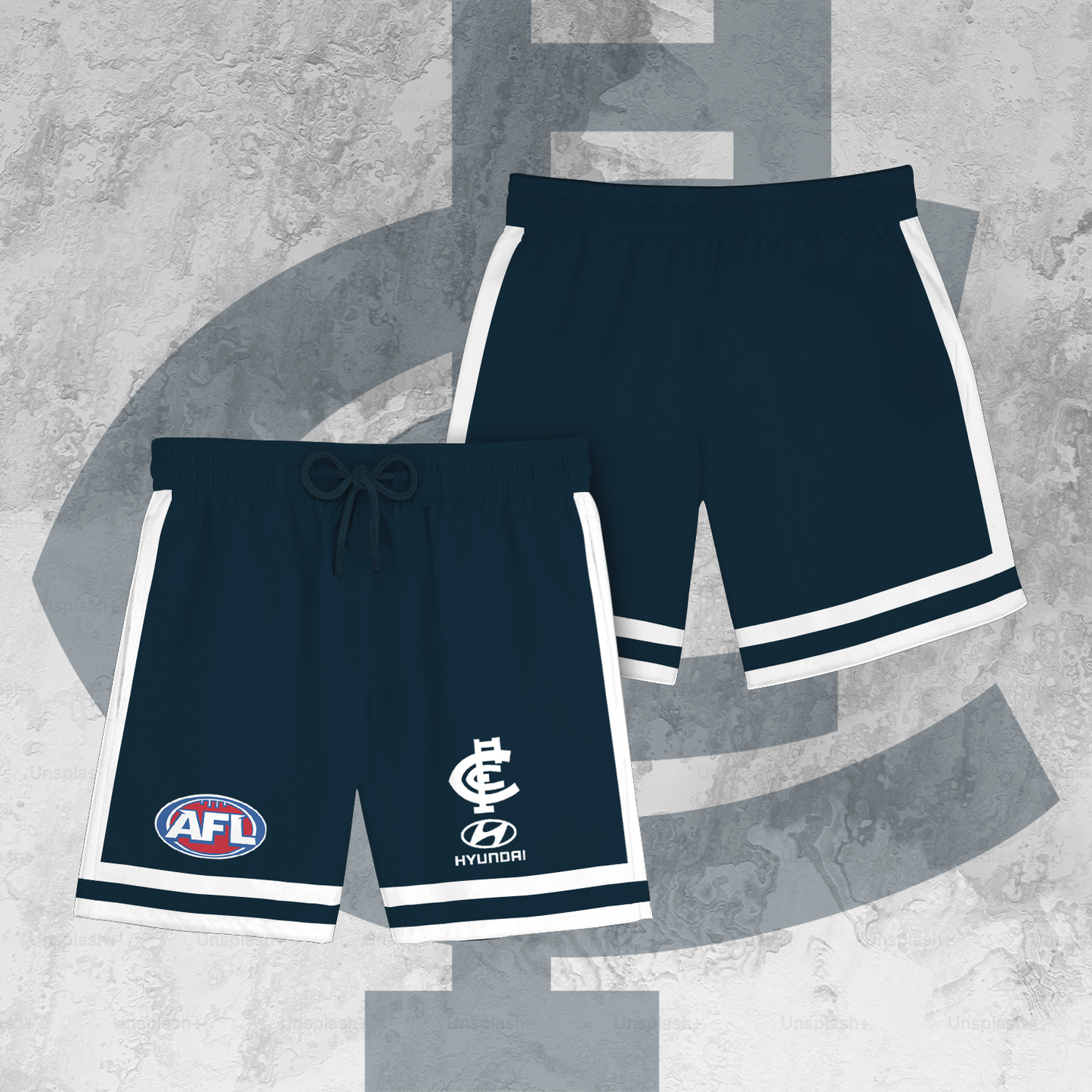 Carlton Blues AFL 2025 Polo Shirt TM NTA V1