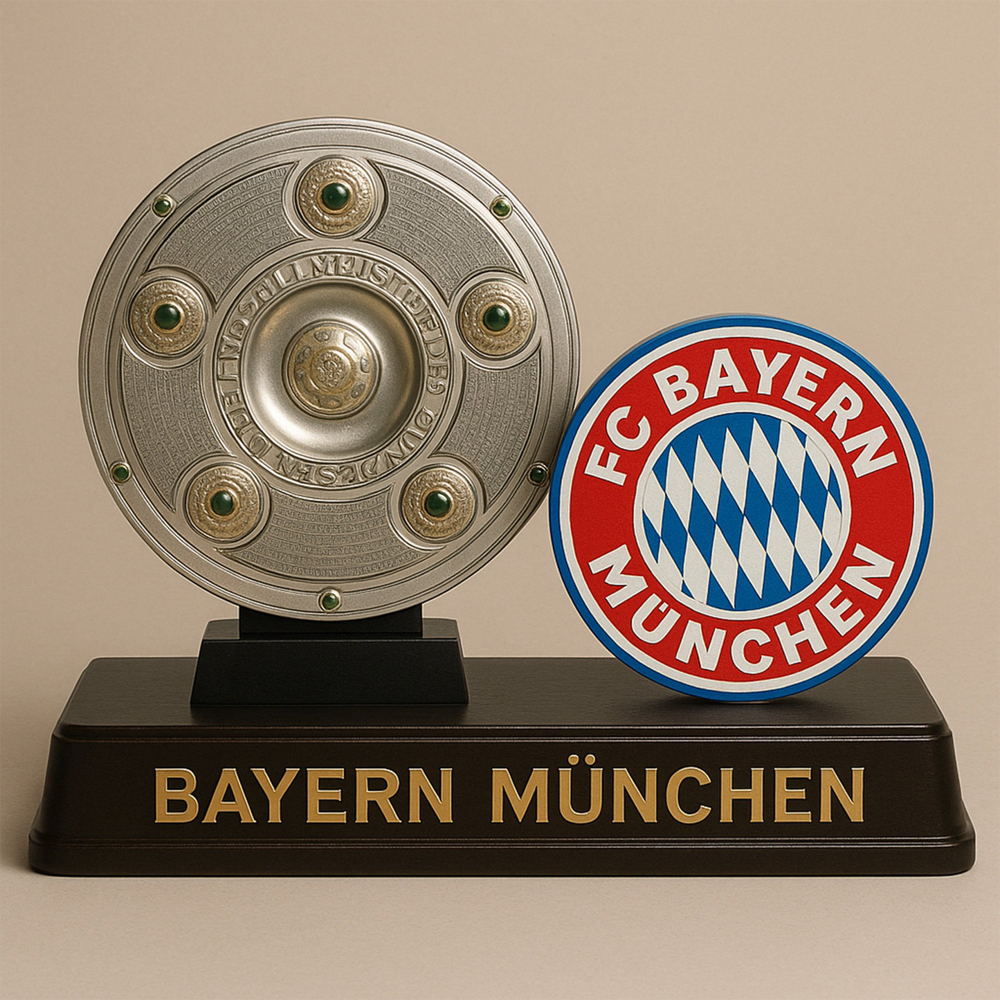 Champions Of Germany For The 34th Time Premium Acrylic Plaque DDTTTV